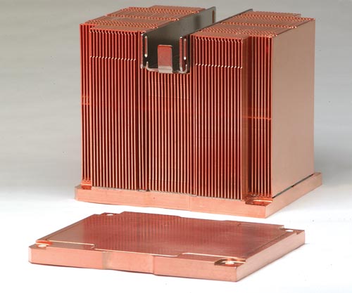 2U散热蒸汽室底座散热器组件，适用于服务器